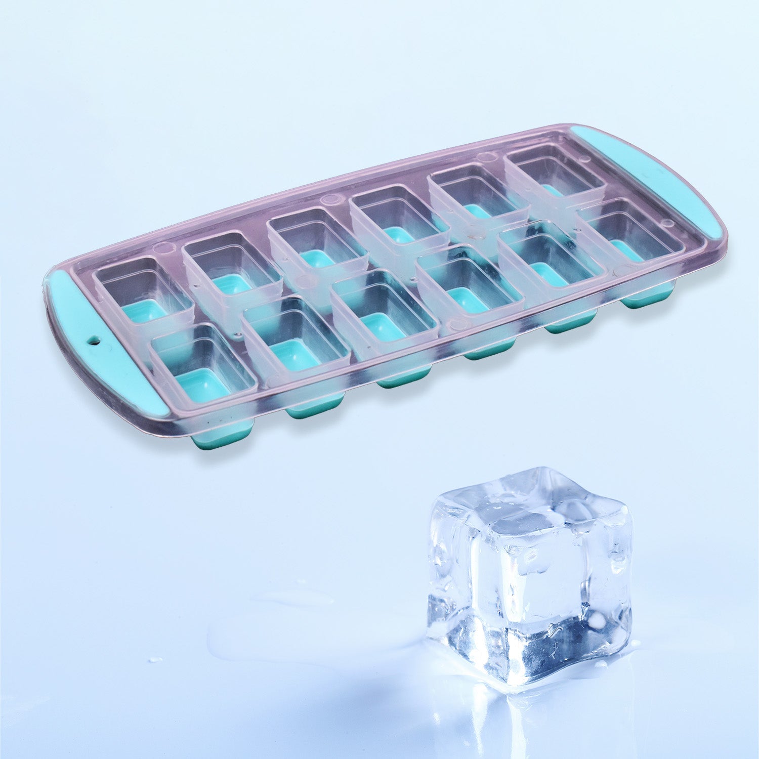 7170 12 Grid Silicon Ice cubes Making Tray Food Grade Square Ice Cube Tray | Easy Release Bottom Silicon Tray DeoDap 7170 12 Grid Silicon Ice cubes Making Tray Food Grade Square Ice Cube Tray | Easy Release Bottom Silicon Tray DeoDap